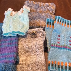5 pairs boot cuffs/leg warmers